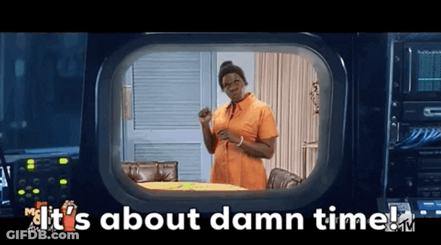 Leslie Jones Its About Damn Time GIF