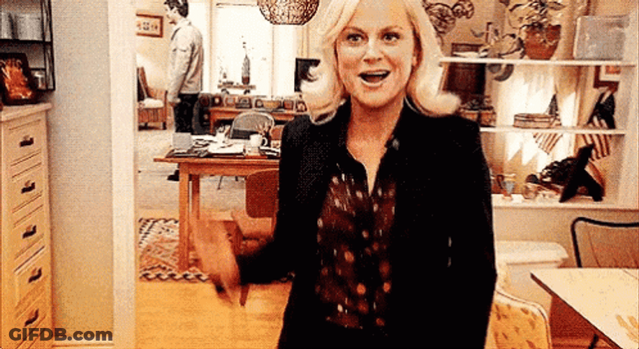 Leslie Knope Excited GIF