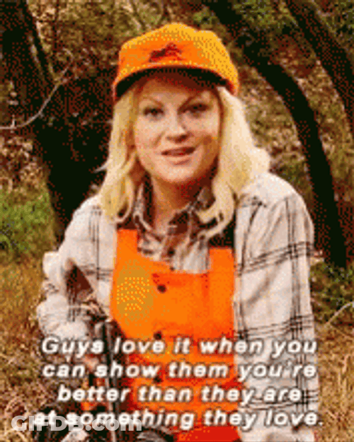 Leslie Knope Hunting GIF