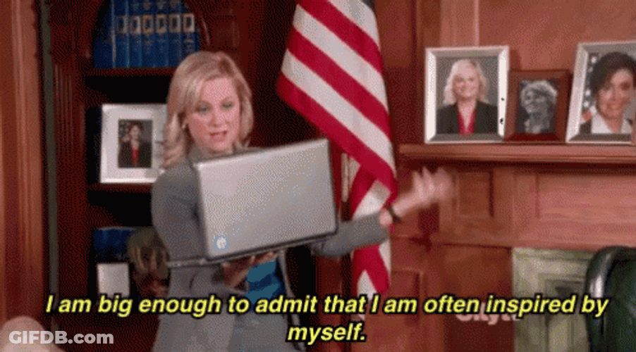 Leslie Knope Is Amy Poehler GIF