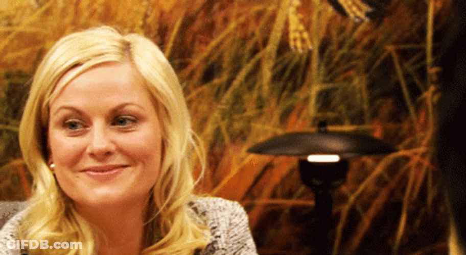 Leslie Knope Shout GIF