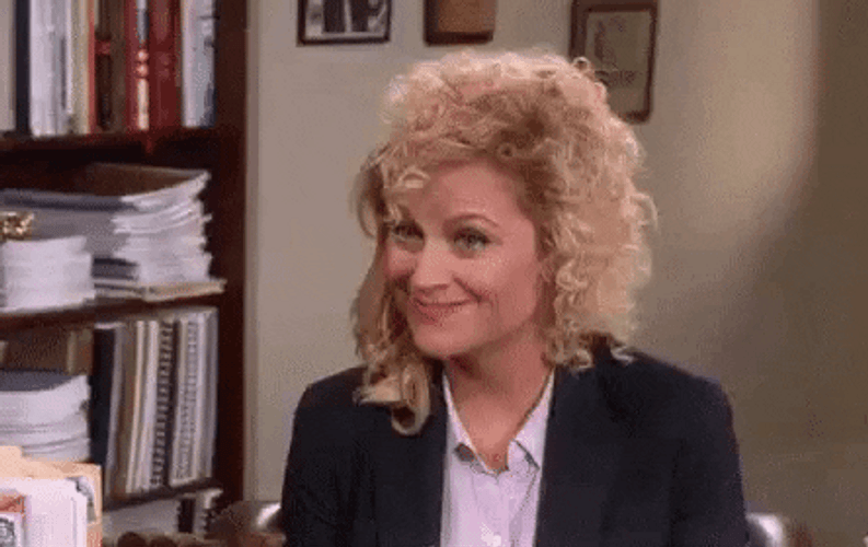 Leslie Knope Smiling GIF