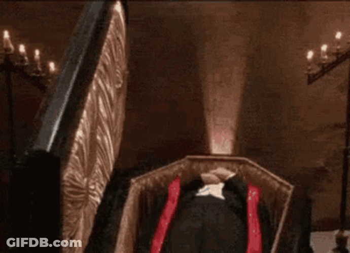 Leslie Nielson Dracula Epic Fail GIF