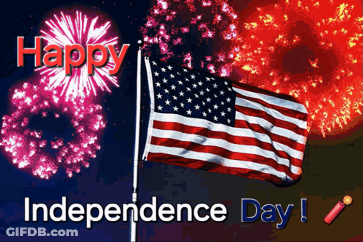 Let Freedom Ring Independence Day Fireworks GIF