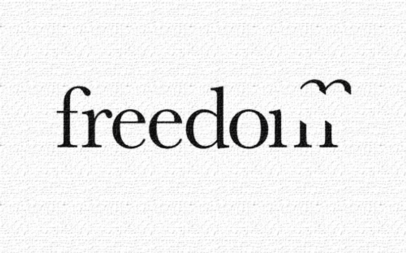 Let Freedom Ring Minimalist Graphics Art GIF