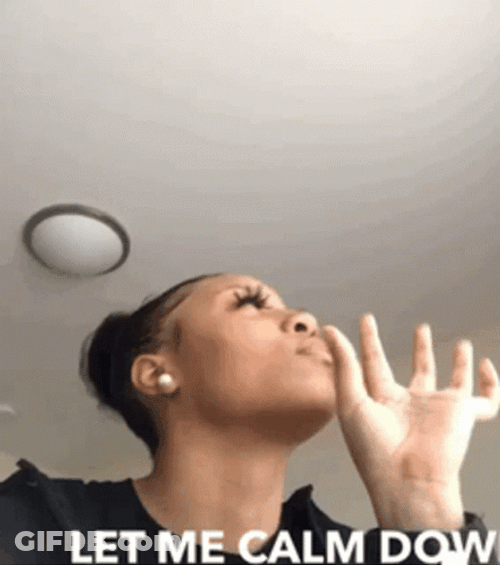 Let Me Calm Down Headache GIF