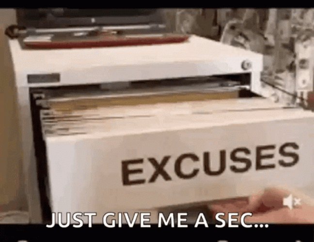 Let Me Check Your Excuses GIF