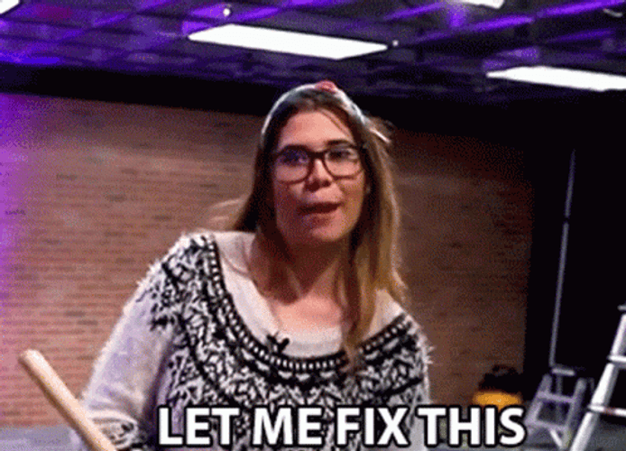 Let Me Fix This Broom GIF