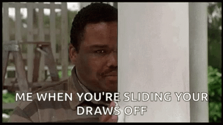 Let Me In Meme Anthony Anderson Peeking GIF