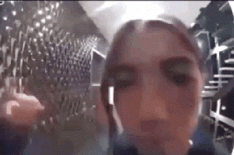 Let Me In Meme Charli D'Amelio Knocking GIF