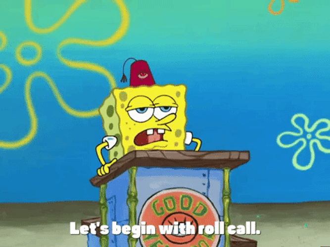 Let's Begin With The Roll Call GIF