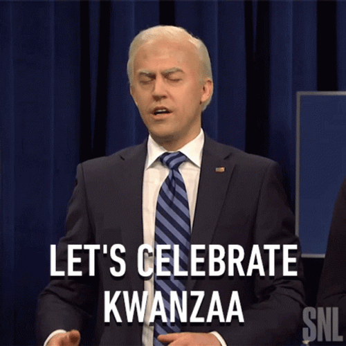 Let's Celebrate Kwanzaa Joe Biden GIF