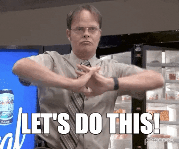 Let's Do This Dwight Schrute The Office GIF