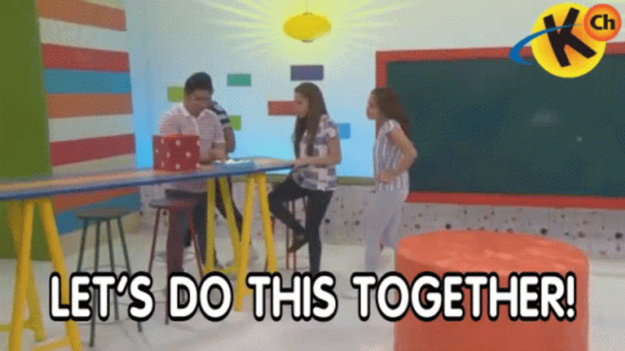 Let's Do This Kids From Knowledge Channel GIF