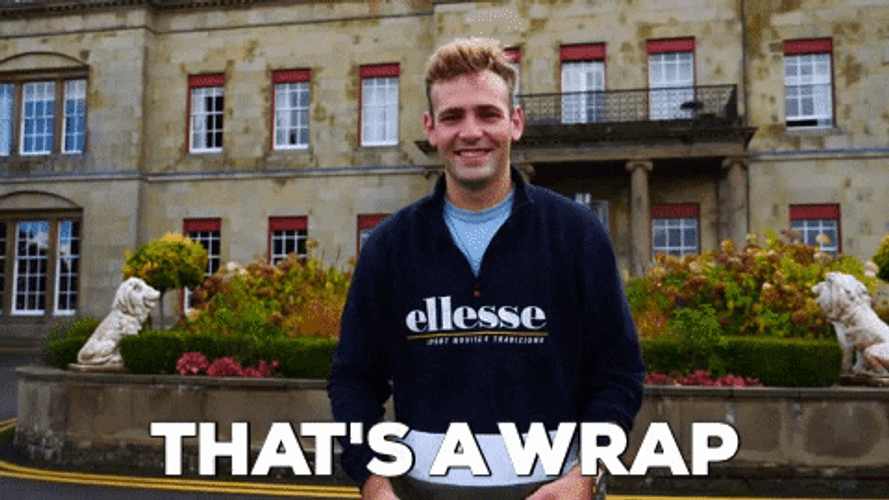 Let's End It Here Thats A Wrap GIF
