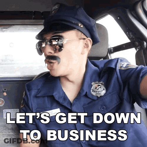 Let's Get Down To Business GIF