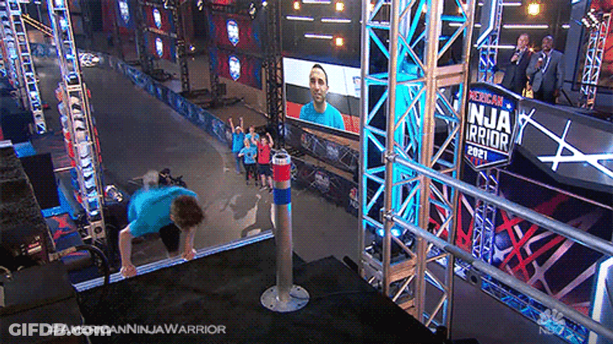 Let's Go American Ninja Warrior GIF