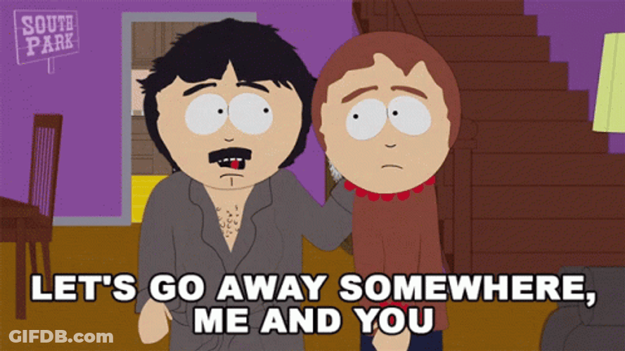 Let's Go Away Randy Marsh GIF