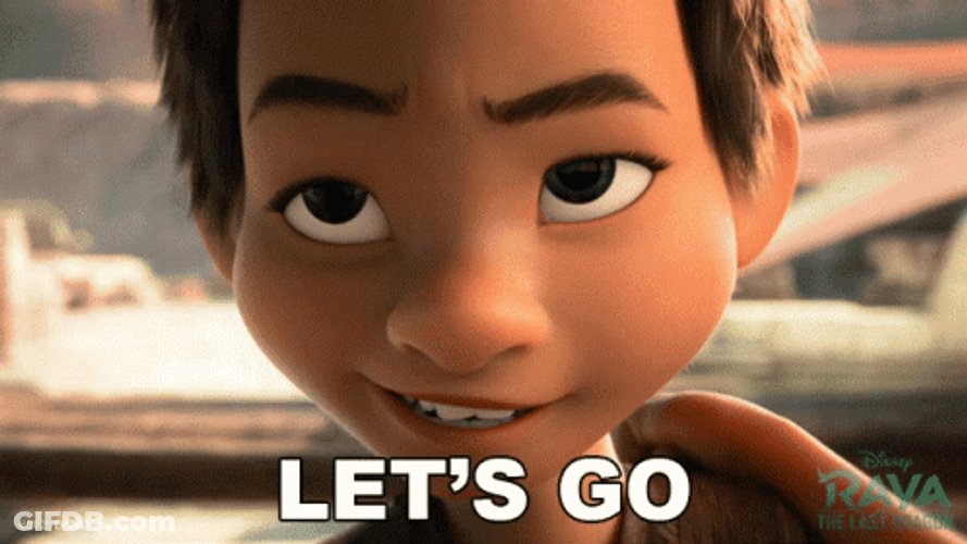 Let's Go Boun Raya Last Dragon GIF