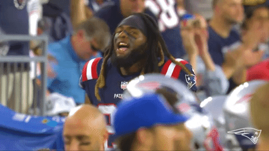 Let's Go Brandon Bolden Football Player GIF
