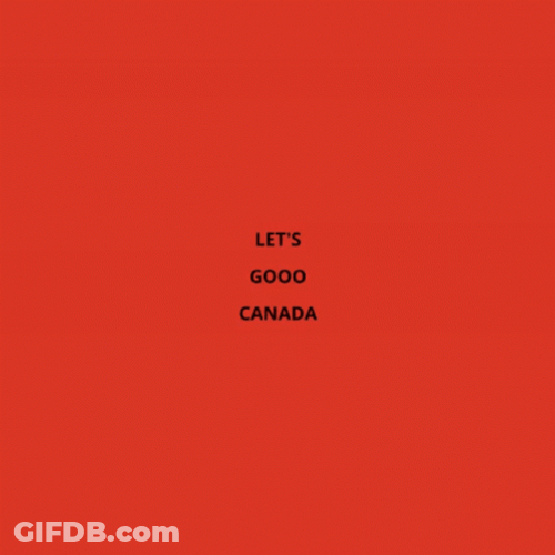 Let's Go Canada Mobile Art GIF