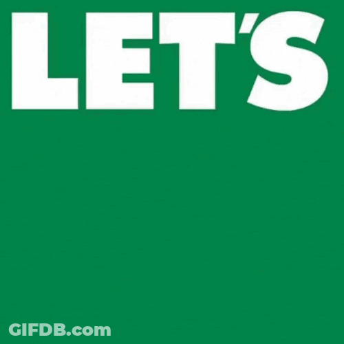Let's Go Celtics Text GIF