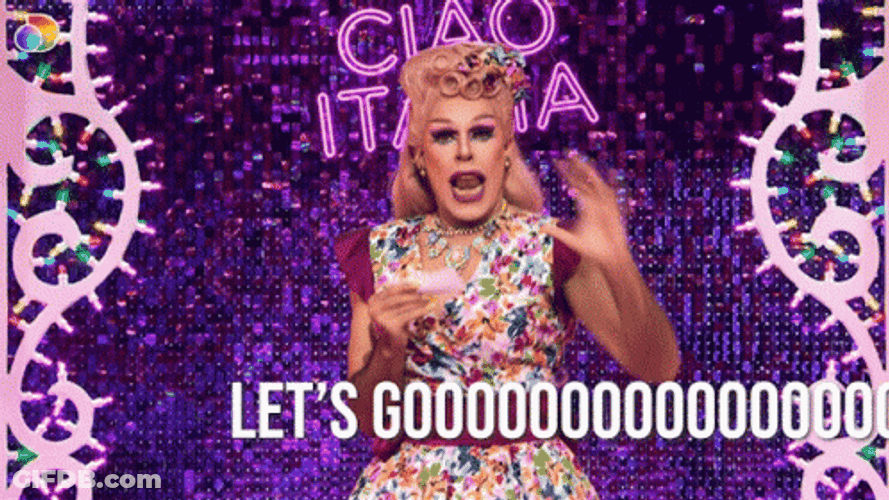 Let's Go Drag Queen GIF