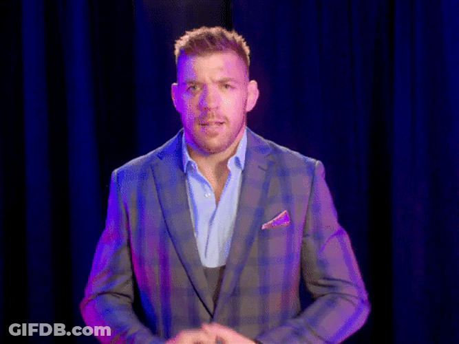 Let's Go Dricus Du Plessis Clapping GIF