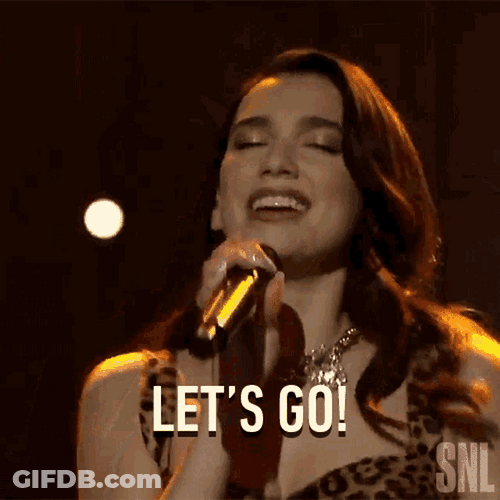 Let's Go Dua Lipa GIF