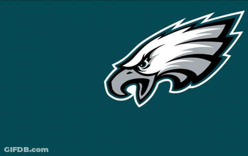 Let's Go Eagles Poster With Eagle GIF