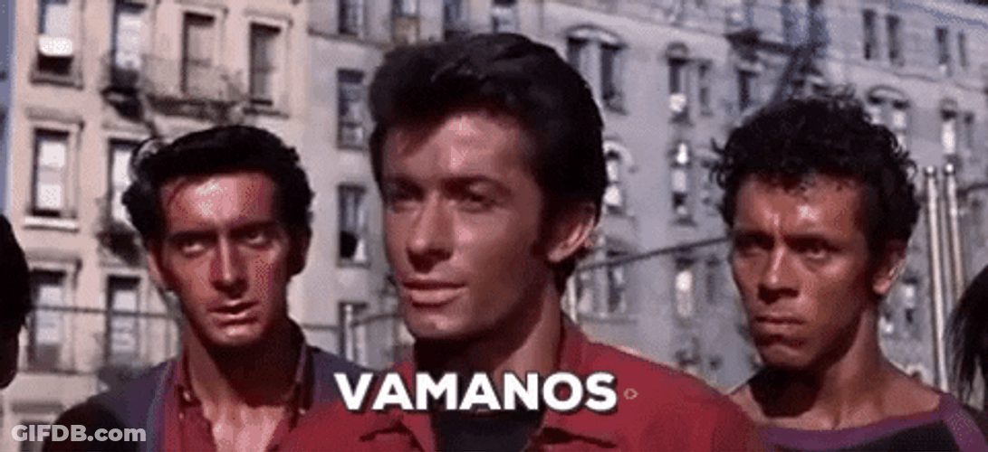 Let's Go George Chakiris GIF