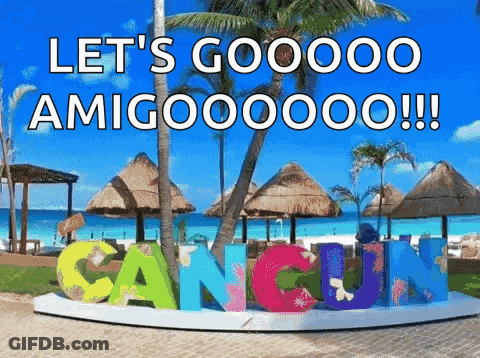 Let's Go Gooooo Amigo Sign GIF