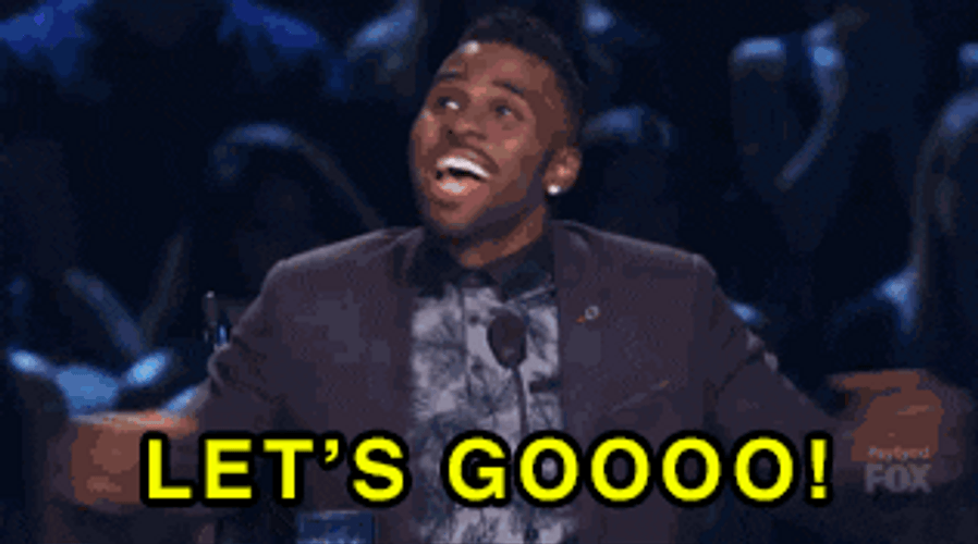 Let's Go Hyper Cheer Standing Ovation GIF