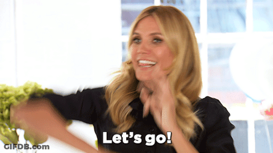 Let's Go Hyper Happy Cheer GIF