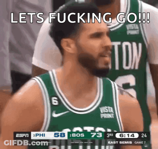 Let's Go Jayson Tatum GIF