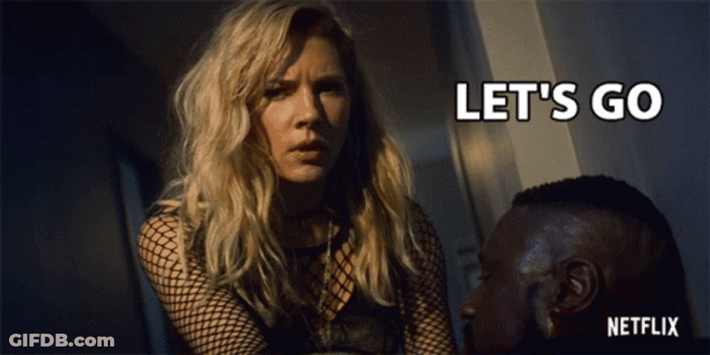 Let's Go Katherine Winnick GIF