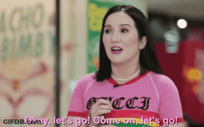Let's Go Kris Aquino GIF