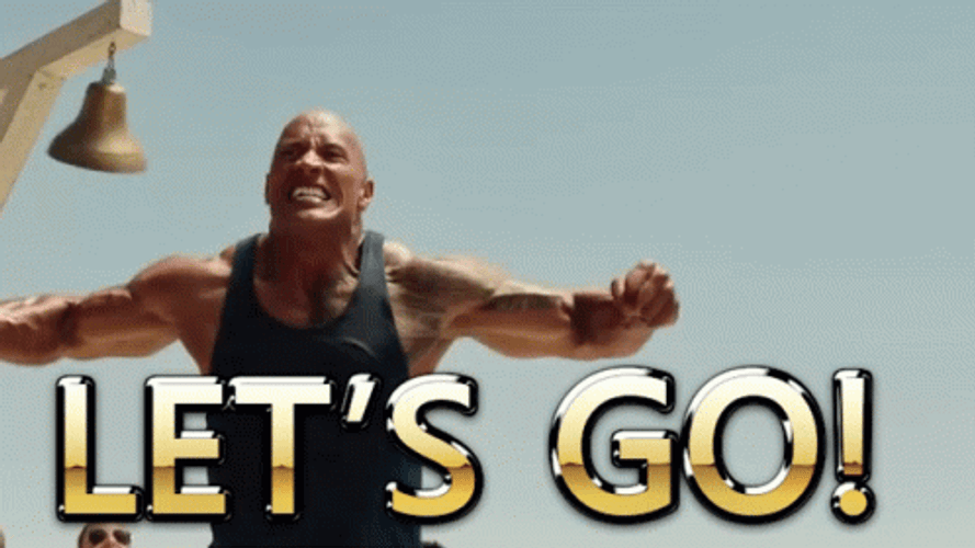 Let's Go Mad Muscle Dwayne Johnson GIF