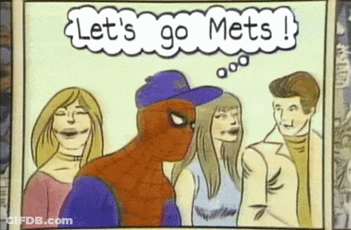 Let's Go Mets Speech Bubble GIF