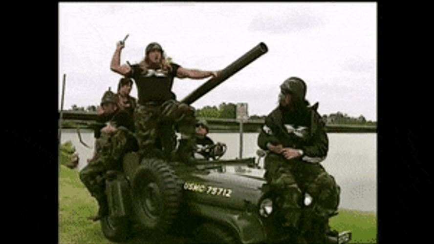Let's Go Military Army Troupe Willys GIF