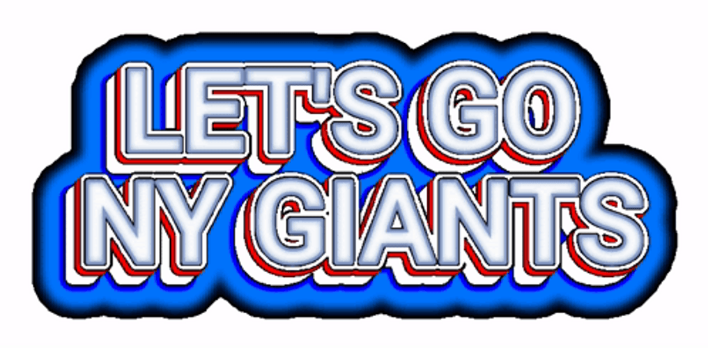 Let's Go NY Giants Daniel Jones GIF