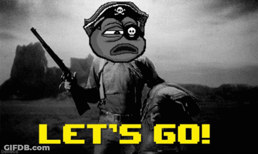 Let's Go Pepe Meme Frog GIF