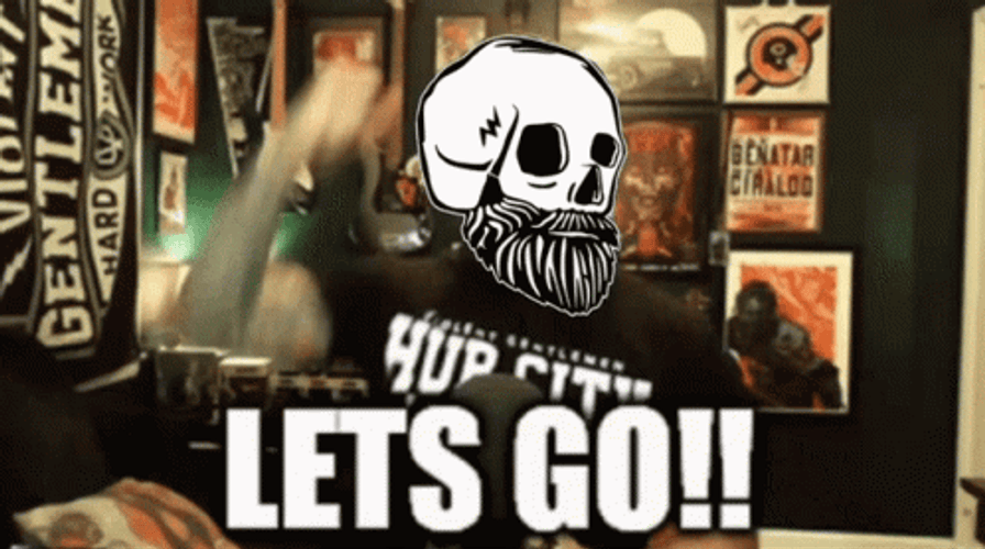 Let's Go Pumped Up GIF