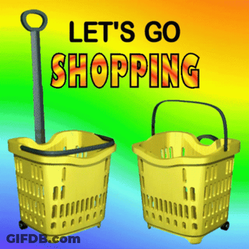 Let's Go Shopping GIF