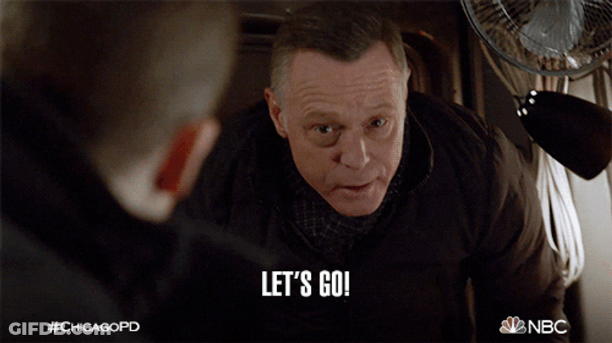 Let's Go Shouting Chicago PD GIF