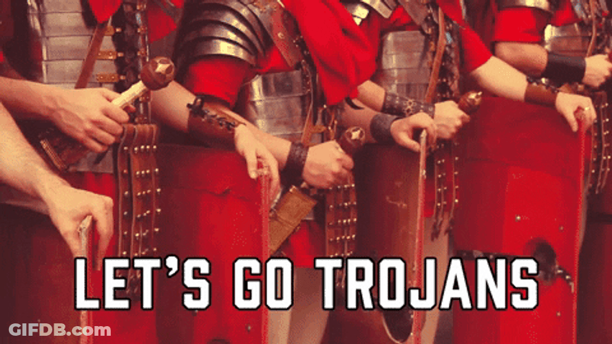 Let's Go Trojans GIF