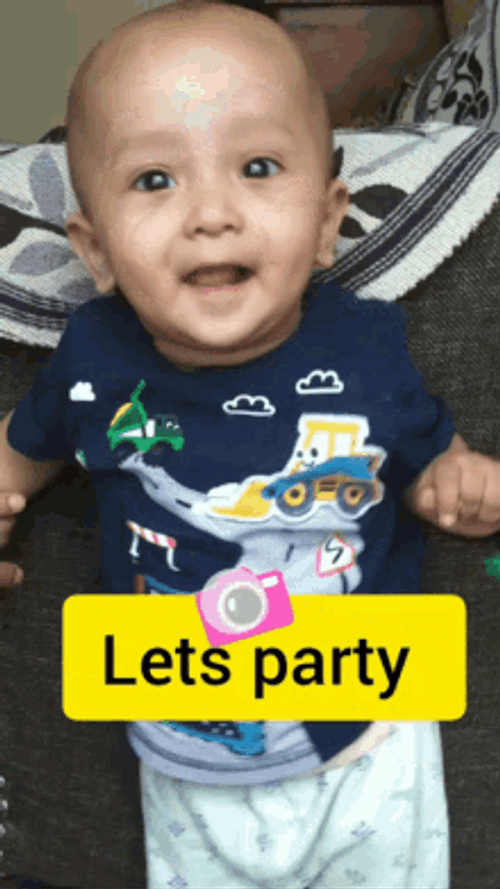 Let's Party Happy Baby Dancing GIF
