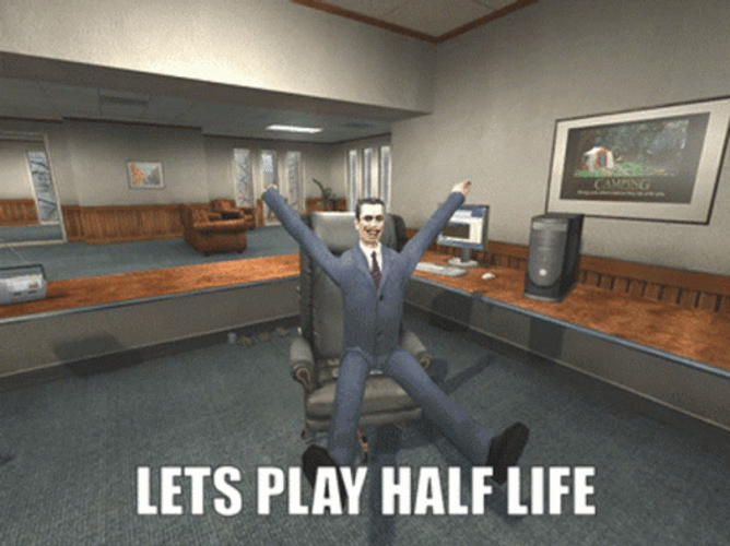 Let's Play Half Life GIF