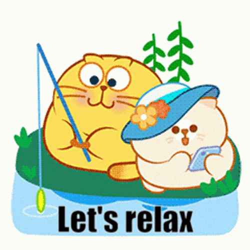 Let's Relax Fatcatzcouple GIF