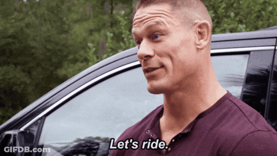 Let's Ride John Cena American Grit GIF